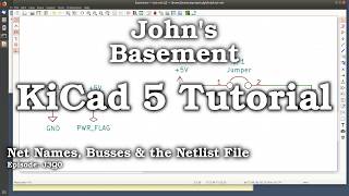 KiCad 5 15 Net Names Busses amp the Netlist File [upl. by Eciuqram458]