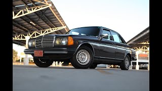 1985 MercedesBenz 300D  Walkaround amp Driving video  The MB Market [upl. by Kroll]