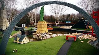 Flying a drone through LEGOLAND Windsor MiniLand [upl. by Tnarb33]