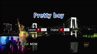 Pretty Boy  M2M Karaoke Version [upl. by Aicatsanna]