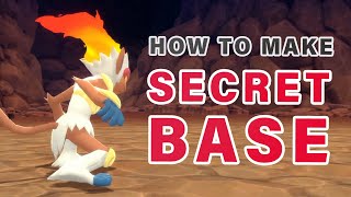 How to Make Your Secret Hideout Base in the Underground ► Pokemon Brilliant Diamond  BDSP [upl. by Penn846]