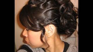 Updo Hair Tutorial Tousled Twist [upl. by Einimod845]