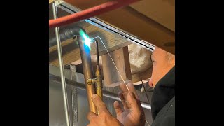 HVAC Brazing OxyAcetylene torch [upl. by Amandi]