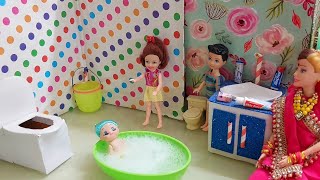 Dilli Wali Barbie Epi212Barbie Doll All Day Routine In Indian VillageBarbie Doll Bedtime Story [upl. by Citarella]