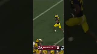 Will Johnson pick 6 seals the game michiganfootball ncaafootball [upl. by Iggep]