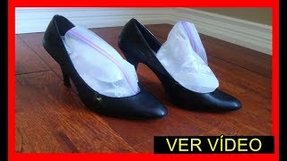 Como Alargar Sapatos Apertados em 5 Minuto Com Gelo Você NUNCA MAIS Vai Sentir DOR [upl. by Phene]