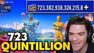 WE FOUND THE RICHEST PLAYER in PUBG Mobile 925 Quintillion UC [upl. by Hsirrap]