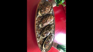 Recette aubergine farcie وصفة الباذنجان المحشي [upl. by Ashbaugh297]