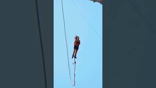 Bungy jump 109m travel bungeejumpingrishikesh love trending nature rishikeshadventure reels [upl. by Earl598]