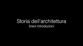 Storia dellarchitettura [upl. by Adnylg]