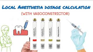 Local Anesthesia with Epinephrine dose calculations  Epinephrine Dose Calculations in Dentistry [upl. by Servais]