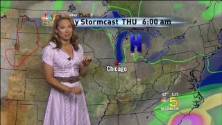 Ginger Zee  NBC 5 Chicago  in Crescendos Brio dress [upl. by Argile]