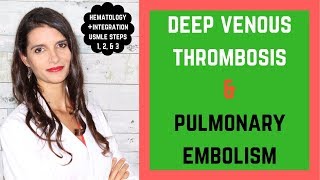 DVT amp PE USMLE STEPs 1 2 amp 3 [upl. by Vinia]