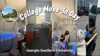 COLLEGE MOVE IN DAY VLOG  GEORGIA SOUTHERN UNIVERSITY  FRESHMAN YEAR DORM 2024 [upl. by Ikeda]