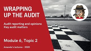 2020 Audit Lectures  Module 6 Topic 2  Audit Opinions [upl. by Faythe613]