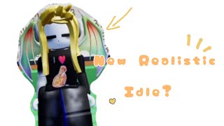 🍕 NEW Realistic idle Roblox idle update 🎧 [upl. by Certie]