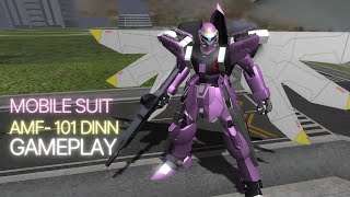 Mobile Suit AMF 101 DINN GAMEPLAY  GUNDAM GAMEPLAY  Mobile Suit Gundam SEED Destiny gundam [upl. by Munafo]