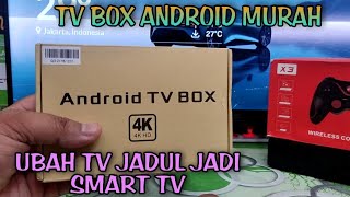 tv box android murah ubah tv jadul jadi smart tv •set top box tv android [upl. by Ylenaj818]