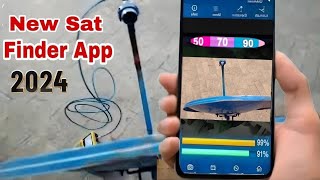 Best Sat Finder App for All Satellite 2024  How To dish Setting With Mobile [upl. by Cletus415]