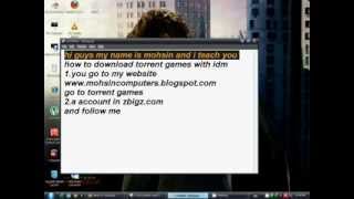 how to download torrent games with idm [upl. by Aseram]