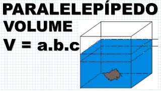 Geometria Espacial Volume de um Paralelepípedo 006 [upl. by Noynek]