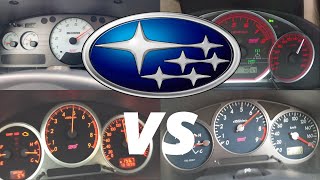 Subaru Impreza WRX STI Acceleration Battle [upl. by Nekcerb968]