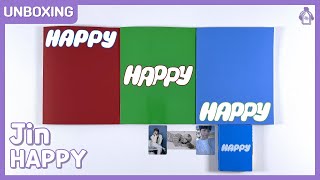 Jin BTS HAPPY Standard amp Weverse Albums Versions  withmmu Lucky Draw Unboxing 16112024 [upl. by Nored483]