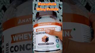 Naturaltein Whey Protein Unboxing amp Review 🫙 Flavoured [upl. by Naerda39]