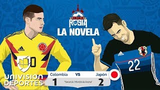 La Novela Japón pega otra sorpresa en el Mundial ante una decepcionante Colombia [upl. by Kuska]