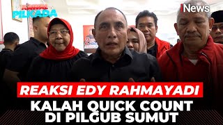 Edy Rahmayadi Respons Hasil Quick Count Kalah dari Bobby Nasution di Pilgub Sumut [upl. by Jacinto]