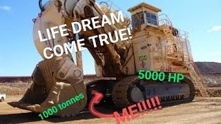 I visit the worlds biggest hydraulic excavator and loader a life long childhood dream rh400cat6090 [upl. by Penoyer]