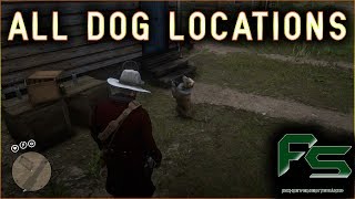 Red Dead Redemption 2  All Dog Locations [upl. by Sillihp]