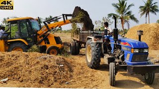 Eicher 551 50hp Range power plus tractor with loaded trolley pulling  John Deere tractor power CFV [upl. by Mandler878]