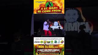 Jahmiel perform 🔊Strongest Soldier live 8524 astmarymicomefrom [upl. by River]