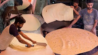 Manda Roti Making  Big Dough Machine Modern Food Processing Technology  Street Roll amp Samosa Patti [upl. by Tihor]