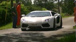 Lamborghini LP7004 Aventador Acceleration Exhaust Sound [upl. by Aienahs]