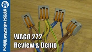 WAGO 222 connectors review and demo How to use with WAGOBOX Junction Box [upl. by Cardwell745]