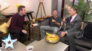 David Walliams and Simon Cowell argue about their dogs talents  Britains Got More Talent 2014 [upl. by Nek]