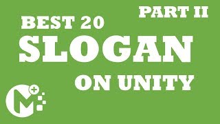 Best 20 Slogans on Unity Part  2 [upl. by Frentz]