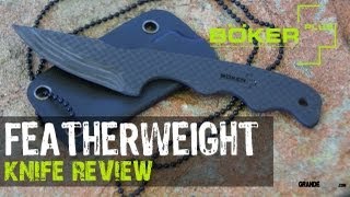 Boker Plus Featherweight Neck Knife Review  OsoGrandeKnives [upl. by Acir]