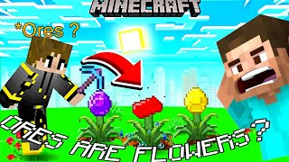 Minecraft But There are Flower Ores [upl. by Llig402]