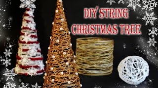 DIY String Christmas Tree [upl. by Kampmann]