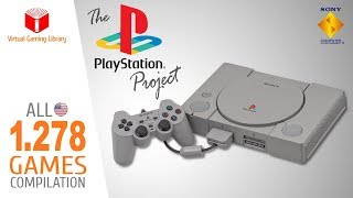 The PlayStation Project  All 1278 NTSCU USA PS1PSXPSOne Games  Every Game USANTSCU [upl. by Leola580]