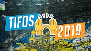 Les plus beaux tifos de 2019 à lOrange Vélodrome 🔥 [upl. by Cammie]