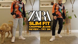 Zara Mens Slim Fit Cropped Jeans Review [upl. by Friedrich]