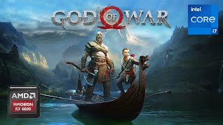 God of War Gameplay with i7 4770 and RX 6600 8Gb Ultra Setting [upl. by Atiz]