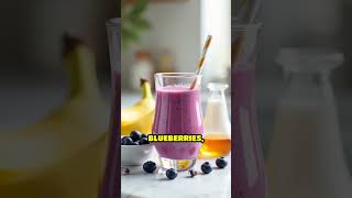 Blueberry Antioxidant Smoothie for Energy amp Glow 🌟🫐 blueberry smoothies healthybreakfast [upl. by Faustena]