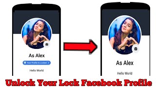 How to Unlock Your Lock Facebook Profile 2019  UNLOCK FACEBOOK PROFILE [upl. by Yenterb]