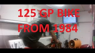 MBA 125 DYNO 1984 GRAND PRIX BIKE TWIN CYLINDER [upl. by Amena]