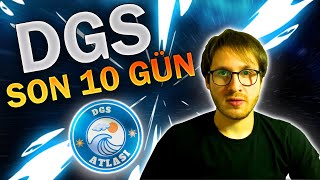 DGS SON 10 GÜN  Bunları Yapmadan Sınava Girme [upl. by Shotton]